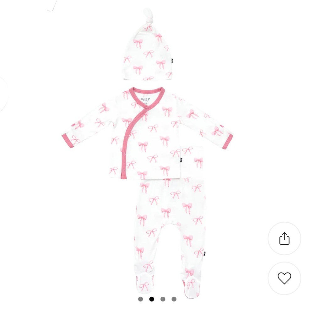 Kyte baby take me home set with cap